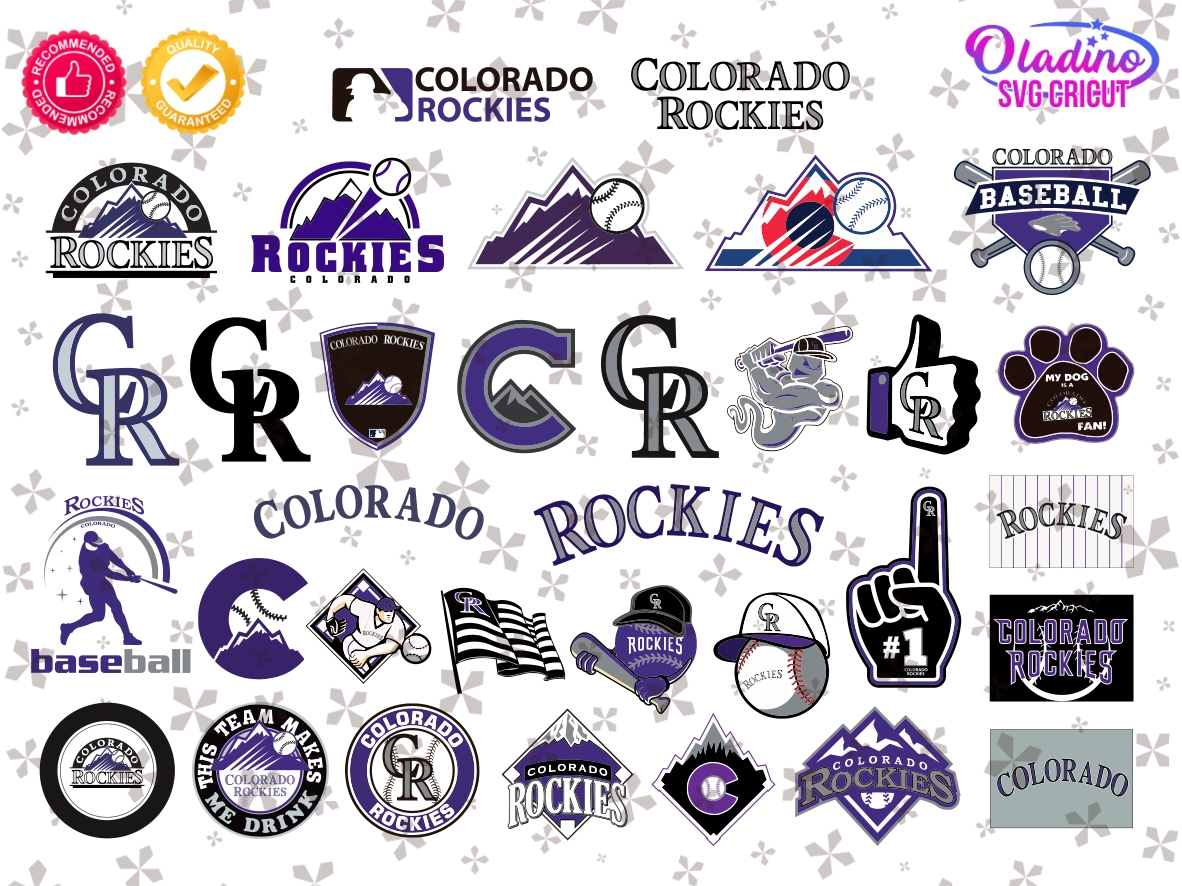 MLB Logo Colorado Rockies, Colorado Rockies SVG, Vector Colorado
