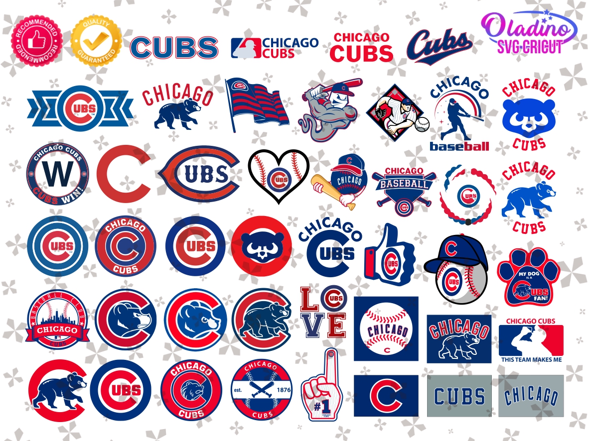 Chicago Cubs Logo SVG Chicago Cubs Clipart Chicago Cubs Vector