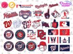 MLB Logo Washington Nationals SVG Bundle, PNG, Baseball Vector