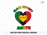 Same Heart Inside Black History Month Juneteenth Shirt PNG PDF Design
