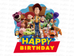Toy Story Birthday Cake Topper PNG PDF Design