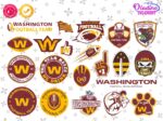 Washington Football SVG Logo, Mascot, Design PNG Vector