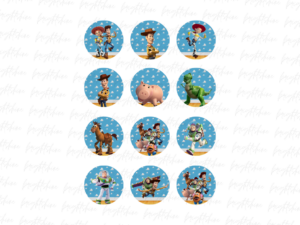 cup cake topper Toy Story png