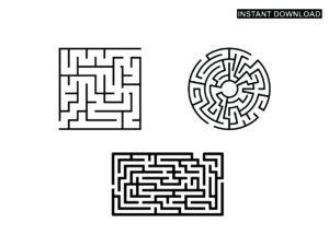 labyrinth svg
