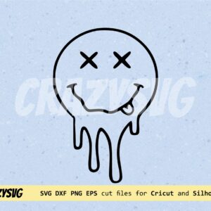 melting, faces, melting faces, smile svg for cricut