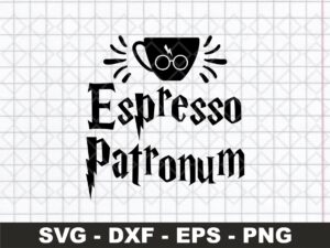 Espresso Patronum svg vector
