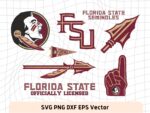 Florida State University SVG Cricut, FSU, Seminoles PNG Vector