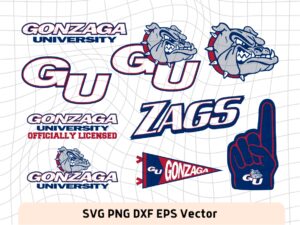 Gonzaga University SVG Design, Zags, PNG, GU Cricut