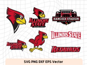 Illinois State University Image Design SVG, Instant Download, Layered, PNG EPS
