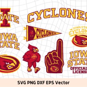 Iowa State University SVG Design Bundle, Shirt, Sticker Cricut