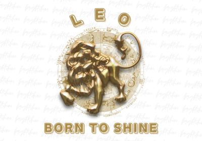 Leo Born to shine Shirt Design