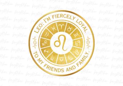 Leo I'm fiercely loyal to my friends and family Shirt Design