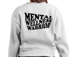 Mental Wellness Warrior, mental health advocacy shirt design svg png