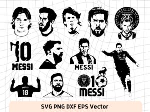 Messi SVG Bundle