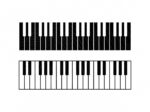 Piano Keyboard Keys Clip Art, SVG, PNG EPS