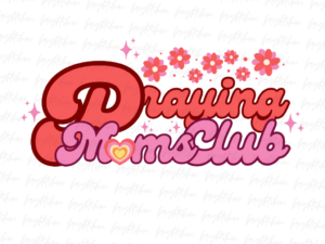 Praying Moms Club Retro Png File