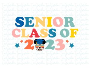 Senior Class of 2023 Disney Mickey Mouse SVG
