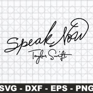 Speak Now Taylor Swift SVG