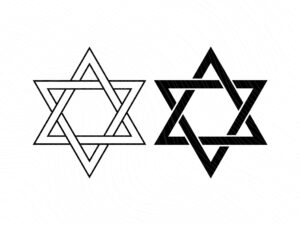 Star of David Jewish Star SVG Image Clipart
