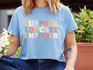 Support Educate Empower SVG T-Shirt Design