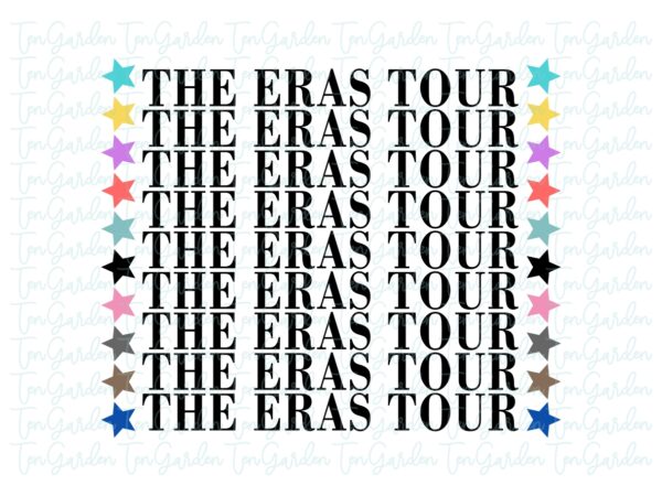 The Eras Tour SVG PNG DXF EPS