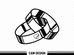 Wedding Band Wedding Cut File, Ring SVG, Ring Love