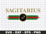 Zodiac Signs Sagittarius SVG File, Horoscope Gucci Sagittarius Shirt Design PNG