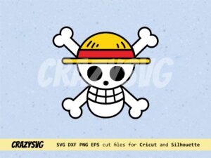 one piece jolly roger svg