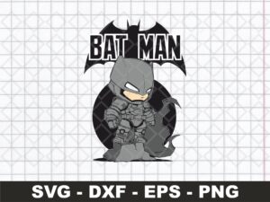 Batman Theme Cute Design, Suitable for Cricut, SVG, PNG, EPS