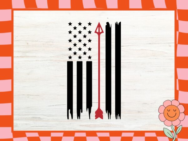 Bow Hunting Hunt SVG American Flag - Digital Clipart Bundle for Cricut and Silhouette Crafts