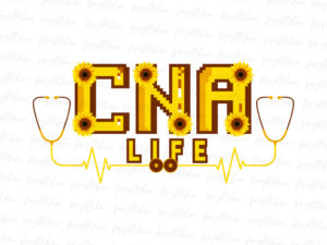 CNA Life Sunflower Digital Png File Design