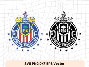 Chivas del Guadalajara LOGO SVG Cut File, Vector PNG