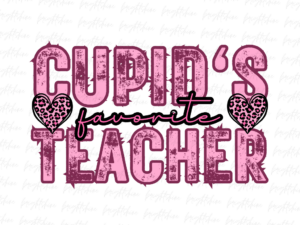 Cupid's favorite Teacher PNG PDF