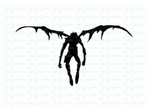 Death Note Ryuk SVG Silhouette Image, Cricut