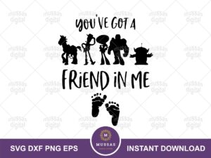 Friendship Safari SVG Join Woody and Buzz on a Toy Story Silhouette Adventure Cricut