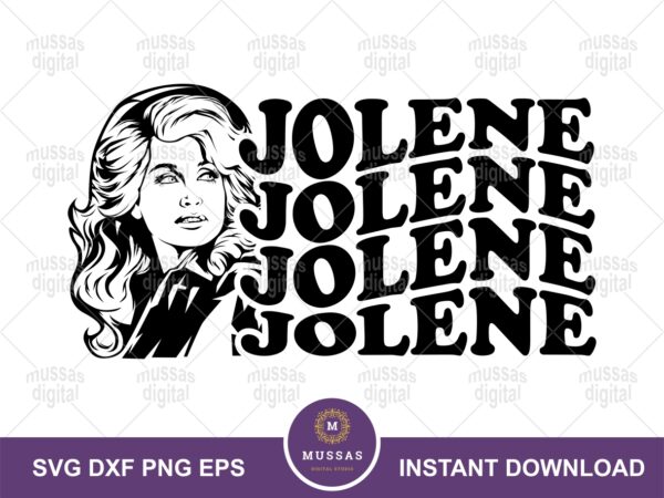Jolene Dolly Parton SVG