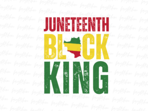 Juneteenth black king PNG Design Sublimation