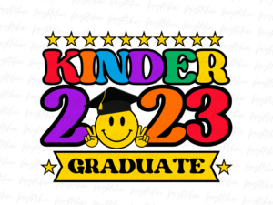 Kindergarten 2023 Grad PNG T-Shirt Design