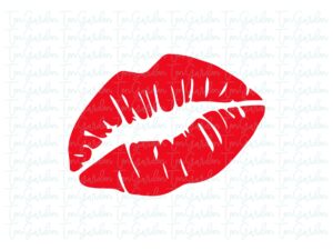 Kiss Lips Mark SVG