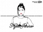 Kylie Jenner Art Vector Instant Download SVG