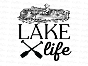 Lake Life PNG Sublimation Design