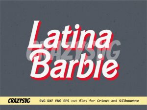 Latina Barbie SVG