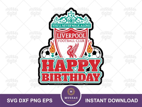 Liverpool Football customised cake topper | Oh So Glitter