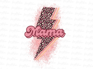 Mama Leopard Sublimation designs download File