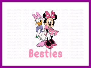 Minnie Daisy Besties SVG Cricut, Disney Best Friend PNG EPS