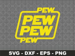 PEW PEW Star Wars SVG