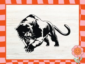 Panther SVG, Clip Art Vector