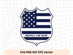 Respect The Blue SVG