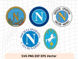 SSC Napoli svg Logo Vector, Napoli PNG