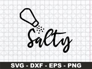 Salty SVG Salt Sprinkle Dust NSFW Adult Humor Margarita Cocktails